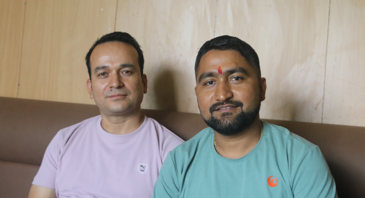 विराज डाँगी (बायाँ) र दिनेश बस्नेत